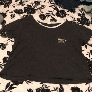 FOREVER21 “that’s okay” pocket top